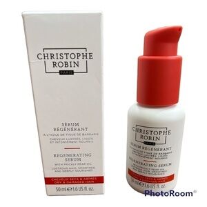 Christophe Robin Regenerating Serum for Hair w/Prickly Pear Oil 50 ml NIB
